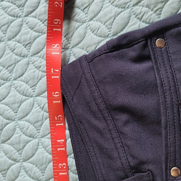 C&B Signature Sliming Pants Size 14 Short Navy Blue - Picture 6 of 8